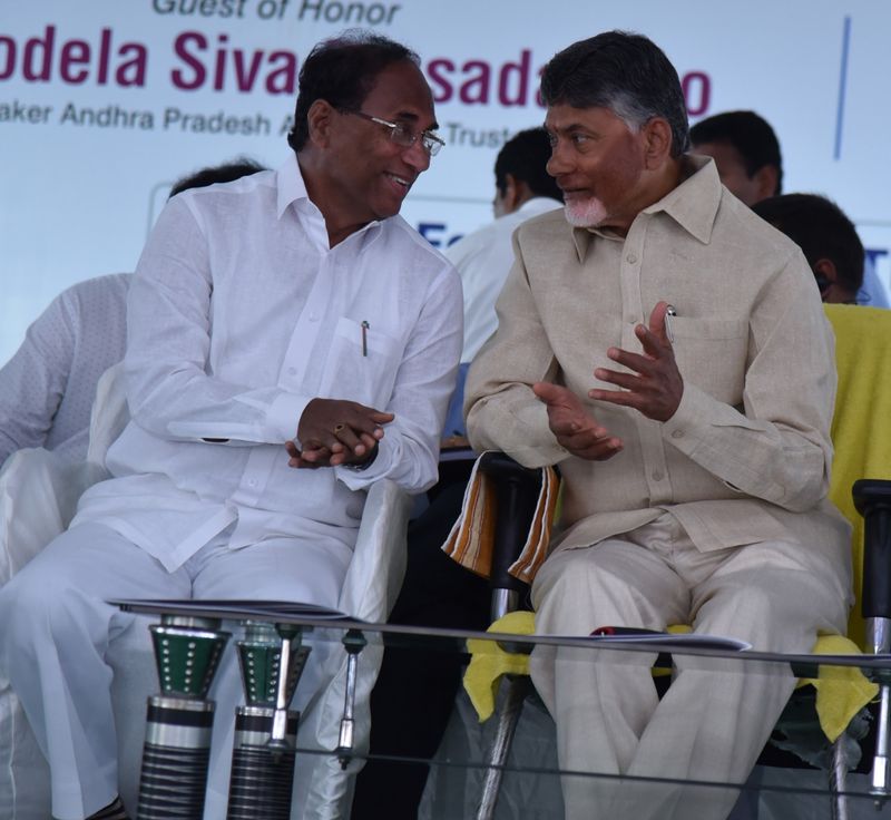 బసవతారకం క్యాన్సర్ హాస్పిటల్ శంకుస్థాపనలో బాలయ్య, చంద్రబాబు దంపతులు