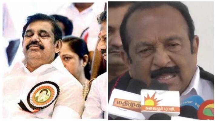 Vaiko who suddenly admired cm edappadi palanisamy Vaiko who suddenly admired cm edappadi palanisamy