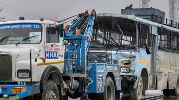 Pulwama terror attack...50 CRPF jawans killed Pulwama terror attack...50 CRPF jawans killed