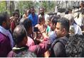Ayyappa devotees stop two women attempted entering Sabarimala
