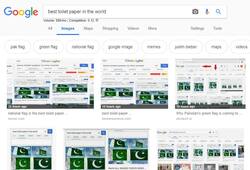 Google image shows Pakistan flag as best toilet paper in the world after Pulwama massacre