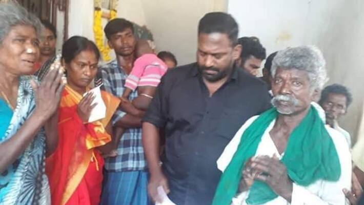 Actor robo shankar visited crpf police person home and donated 1 lakh Actor robo shankar visited crpf police person home and donated 1 lakh