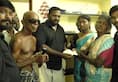 Pulwama attack Kollywood actor Robo Shankar visits martyr Subramanians residence