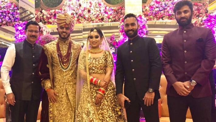 Delhi cricketer nitish rana married long time girlfriend saachi marwah Delhi cricketer nitish rana married long time girlfriend saachi marwah