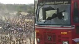 Jallikattu event goes awry crowd pelts stones at cops