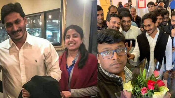 YS Jagan reaches London, NRIs welcome YS Jagan reaches London, NRIs welcome
