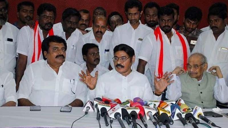 Parivendar said that he is saddened by the alliance with DMK