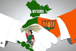 BJP JDS join hands coalition Mysuru local body elections