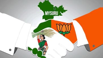 BJP JDS join hands coalition Mysuru local body elections