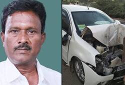 S Rajendran AIADMK passes away car accident Villupuram district
