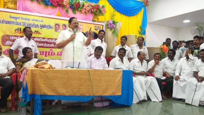 Dhuraimurugan speech at Vellore Dhuraimurugan speech at Vellore