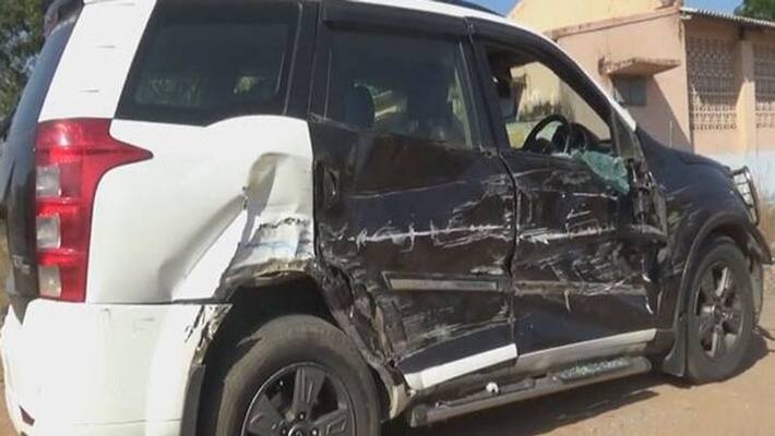 Car Accident... DMK MLA Moorthy Injury Car Accident... DMK MLA Moorthy Injury