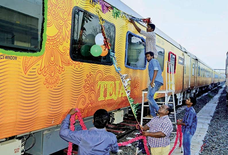 private train in india