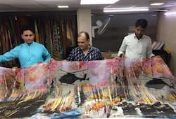 In gujarat after surgical strike, saree makers sale 'surgical saree' design sarees
