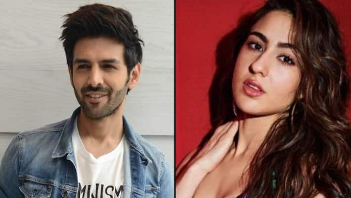 Sara Ali Khan, Kartik Aaryan in a whirlwind wonderland on Love Aaj Kal poster Sara Ali Khan, Kartik Aaryan in a whirlwind wonderland on Love Aaj Kal poster