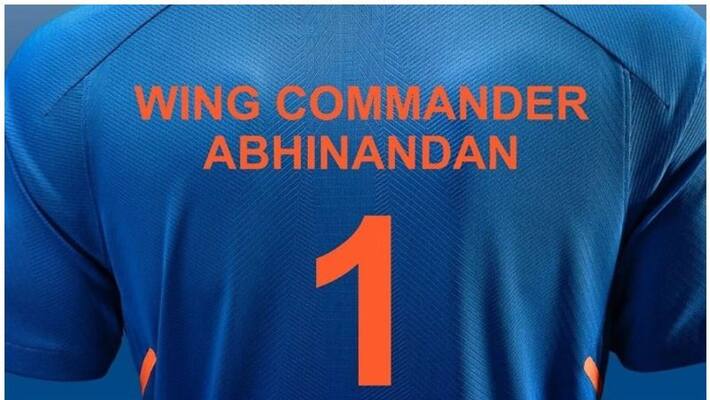 indian cricket team no 1 jersey to abhinandan varthaman indian cricket team no 1 jersey to abhinandan varthaman