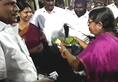 DMK leader pays cash to Tamil Nadu women for wishing MP Kanimozhi