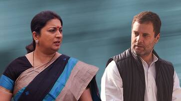 Rahul believes foundation stone is development; Smriti shoots back with an AK-203