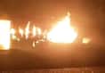Yesvantpur-Tatanagar Superfast Express Bengaluru catches fire Andhra Pradesh East Godavari pantry car fire mishap