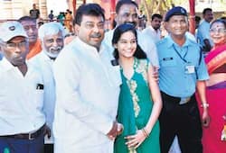 Karnataka minister Patil schooled young girl jumping queue temple
