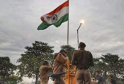 Insult National Flag Officials Karnataka hoist upside down