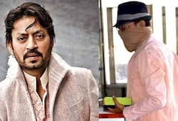 First photos: Post cancer treatment Irrfan Khan spotted at Mumbai airport; covers his face