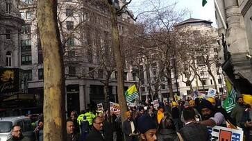 Pakistan ISI -backed pro-Khalistanis assault British Indians outside Indian High Commission