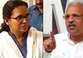 Slain leader Chandrasekharan wife contest CPM Jayarajan Lok Sabha