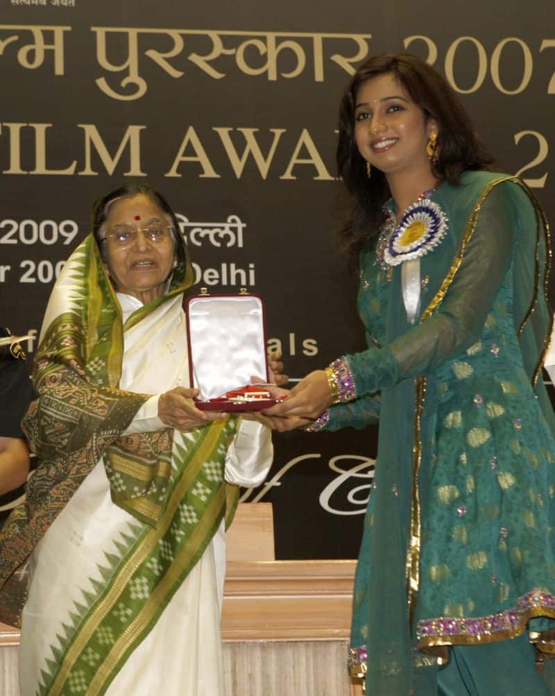 Shreya Ghoshal has has won four National Film Awards, six Filmfare Awards and various other prestigious ones.  In 2010, the Governor of American state of Ohio declared June 26 as "Shreya Ghoshal Day".