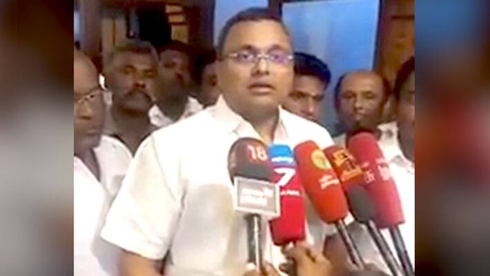 Political Witch Hunt, Says Karti Chidambaram after Father's Arrest Political Witch Hunt, Says Karti Chidambaram after Father's Arrest