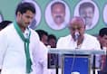 Deve Gowda launches grandson Nikhil Kumaraswamy urges Mandya voters bless him Lok Sabha polls