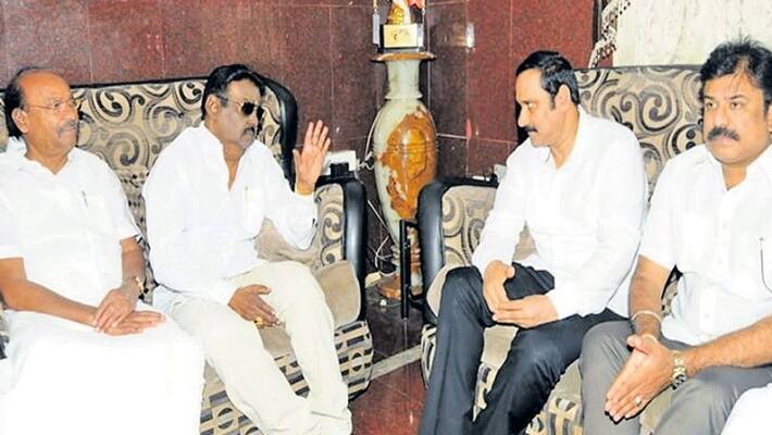 Problem between DMDK and pmk in AIADMK alliance ..? G.K. Mani is coming to say ..! Problem between DMDK and pmk in AIADMK alliance ..? G.K. Mani is coming to say ..!