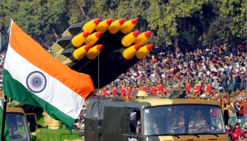 Pinaka missile system that will be deployed at Indias borders with Pakistan China BSS