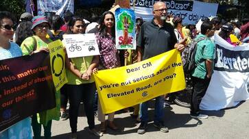 Bengaluru protests against Karnataka government's Elevated Corridor project