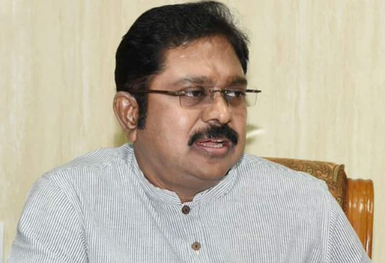 TTV.Dhinakaran made a request to the Central and State Governments