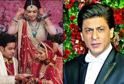 shah rukh khan was insulted by akash ambani in his wedding?