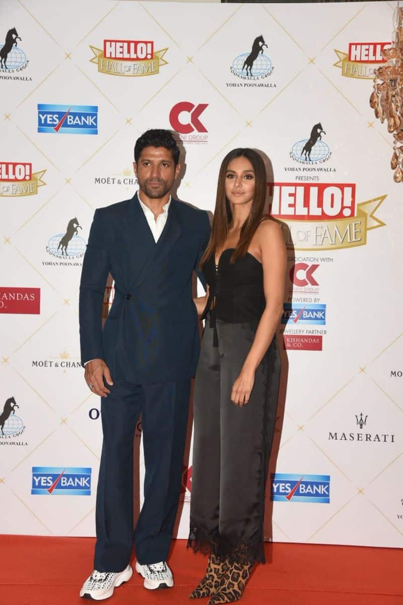Farhan and Shibani are attending the Hello! Hall of Fame Awards 2019, and they made for a perfect couple as they struck a pose while the paps clicked their pictures.  Check out all the pictures here.