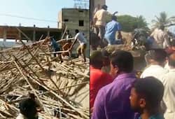 Under  construction building collapses Dharwad 100 trapped 1 dead