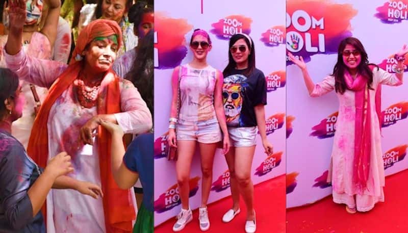 Let's take a look at celebrities who graced Ekta Kapoor, Shabana Azmi's Holi party this year 2019.