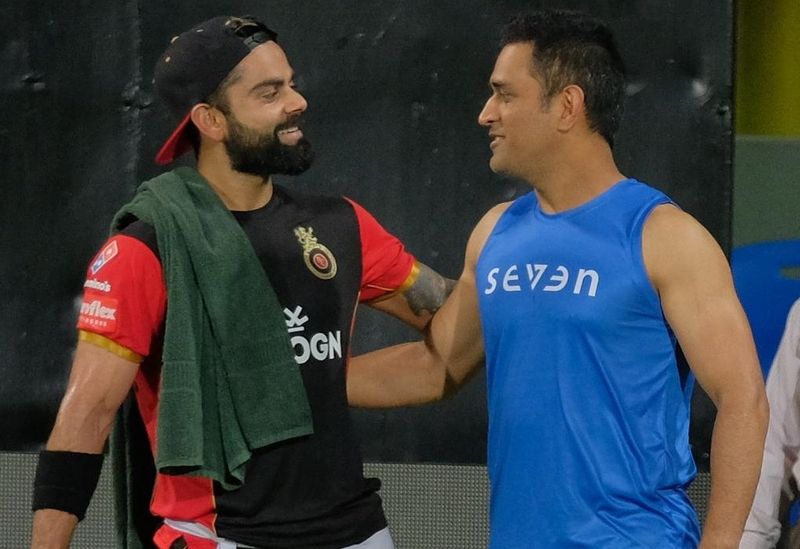 IPL 2021 Virat Kohli Hails MS Dhoni After CSK Captain s Vintage Knock vs Delhi Capitals mah