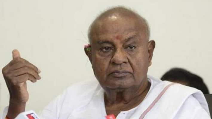 Deve Gowda says mid term polls Karnataka imminent Deve Gowda says mid term polls Karnataka imminent