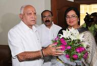 After retting BJP support for Mandya polls Sumalatha meets Yeddyurappa