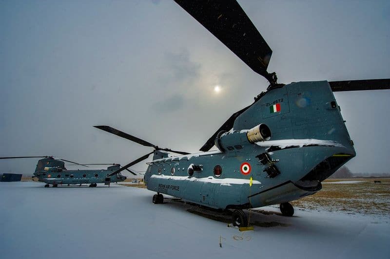 Chinooks, which have a payload capacity of 10 tonnes, can also offer support during disaster relief, medical evacuation, search and rescue missions, aircraft recovery and parachute drops.