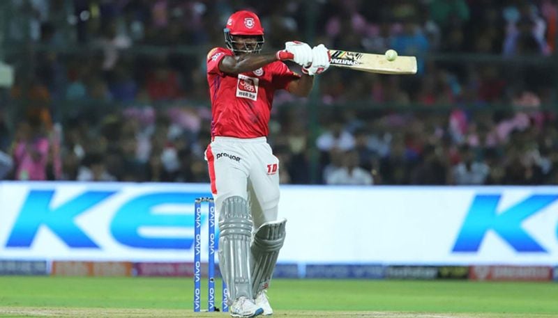 Chris Gayle hit a belligerent half century as Kings XI Punjab (KXIP) registered a convincing 14-run win over Rajasthan Royals (RR) in a controversial Indian Premier League (IPL) 2019 match in Jaipur on Monday