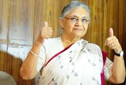 After alliance with AAP, the Congress split into two parts, Sheila Dikshit convened a press conference evening today