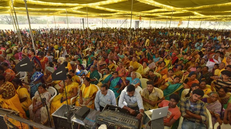 AP CM Chandrababu Naidu Participated in Election Campaign Public Meeting at Ananthapuram