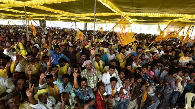 AP CM Chandrababu Naidu Participated in Election Campaign Public Meeting at Ananthapuram