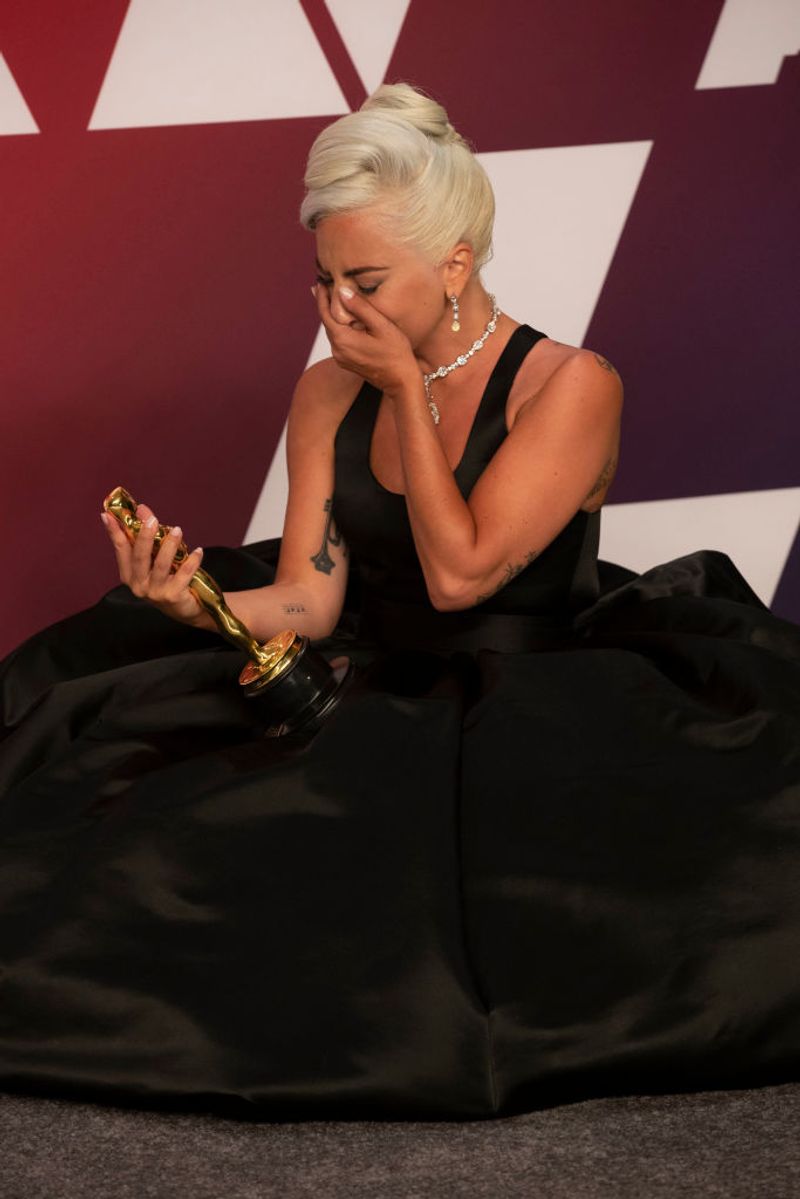 The singer holds 12 Guinness Records and recently won her first Oscar Award too. Lady Gaga is the first woman to ever win an Oscar, Grammy, BAFTA and Golden Globe in the same year,  all for "A Star is Born."