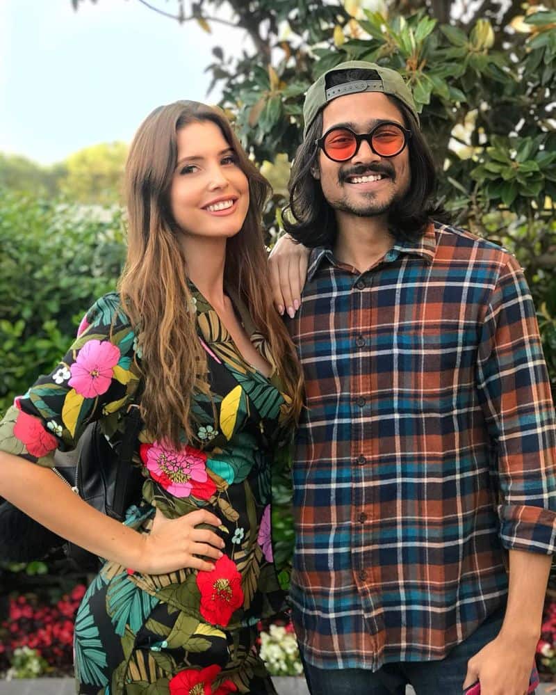Turns out, Amanda is in Mumbai for YouTube fanfest that takes place on March 30. The YouTuber is going to perform at the event and has started practising for her performance. She even posted a photograph with YouTuber Bhuvan Bam.