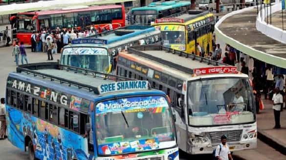 Private Buses Not Care about Government Warning in Karnataka grg